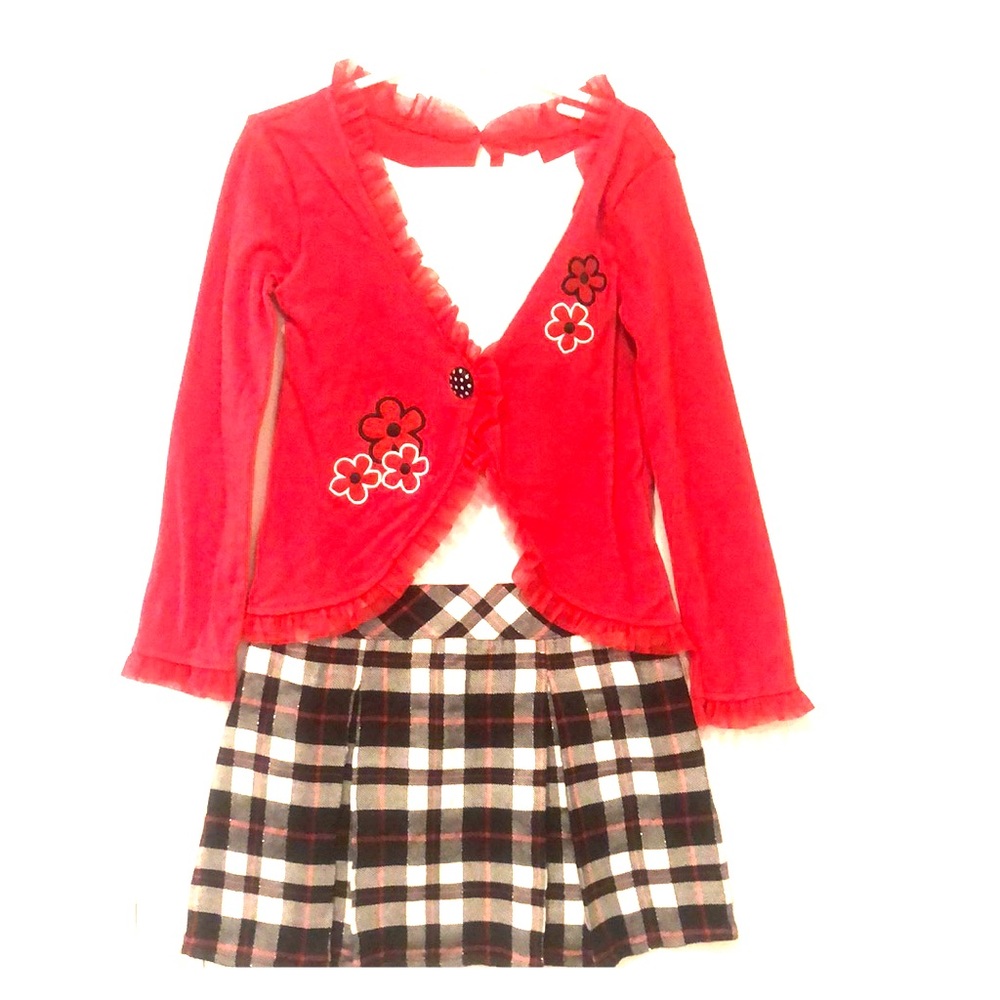 Red Christmas Dress size 6 worn once
